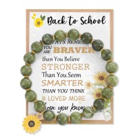 Back to School Bracelet Gifts for Student, First Day of School Bracelet, School Gifts for College Senior School Student Females  DD002-GREEN