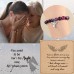 Sympathy Gift, Memorial Grief Condolence Breavement Gifts for Loss of Mother Mom Father DD003-Purple