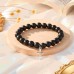 Christian Gifts for Men, Cross Bracelet Religious Gifts for Men D0012-Black-new